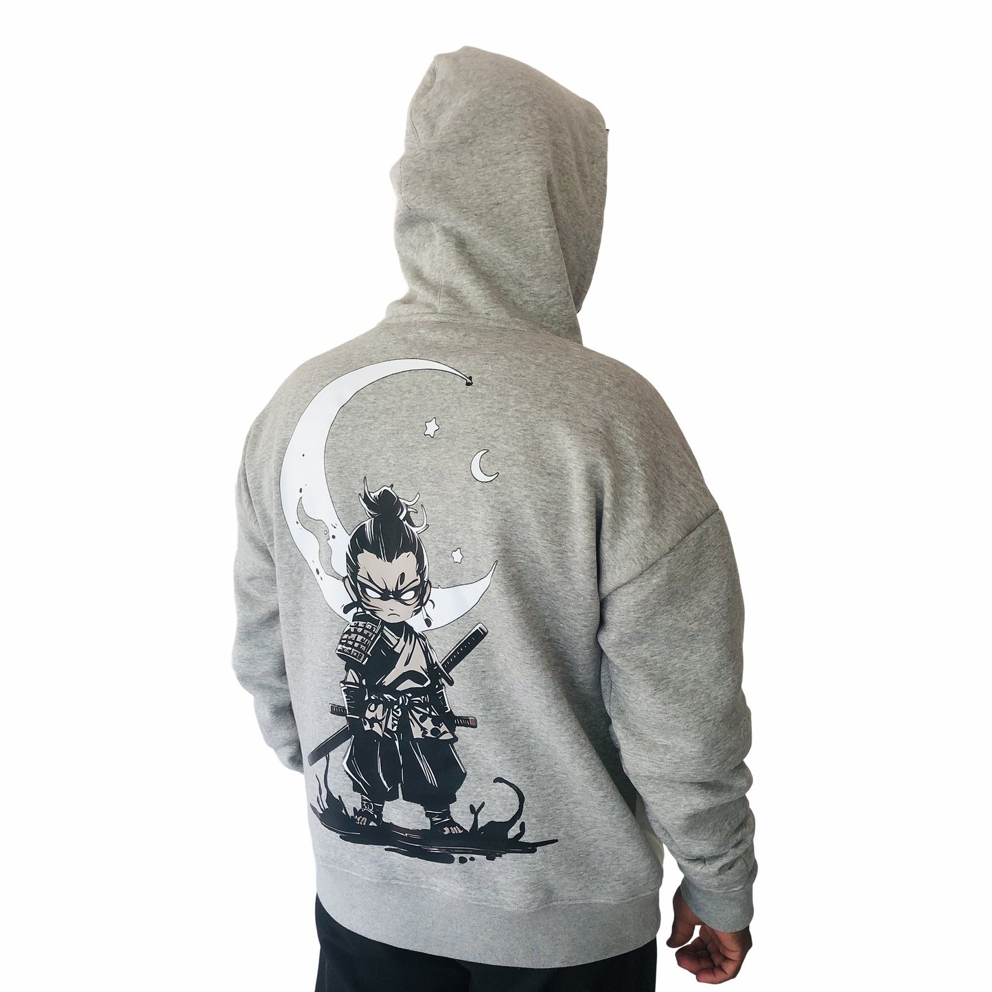 Men's Colorblock Stone Grey Premium Oversized Hoodie