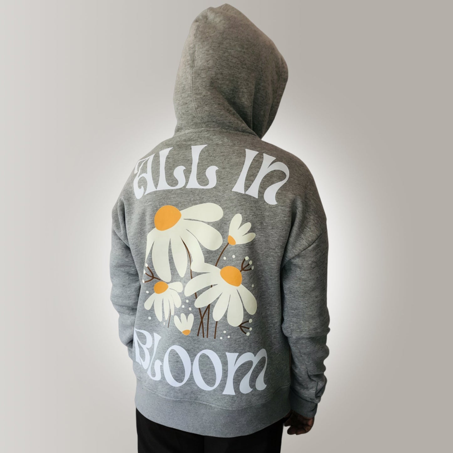 Women's Colorblock Mustard Grey Oversized Hoodie