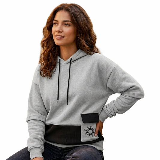 Women's Dark Spirit Back-Print Oversized Hoodie