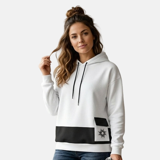 Women's X Graffiti Back-Print Oversized Hoodie