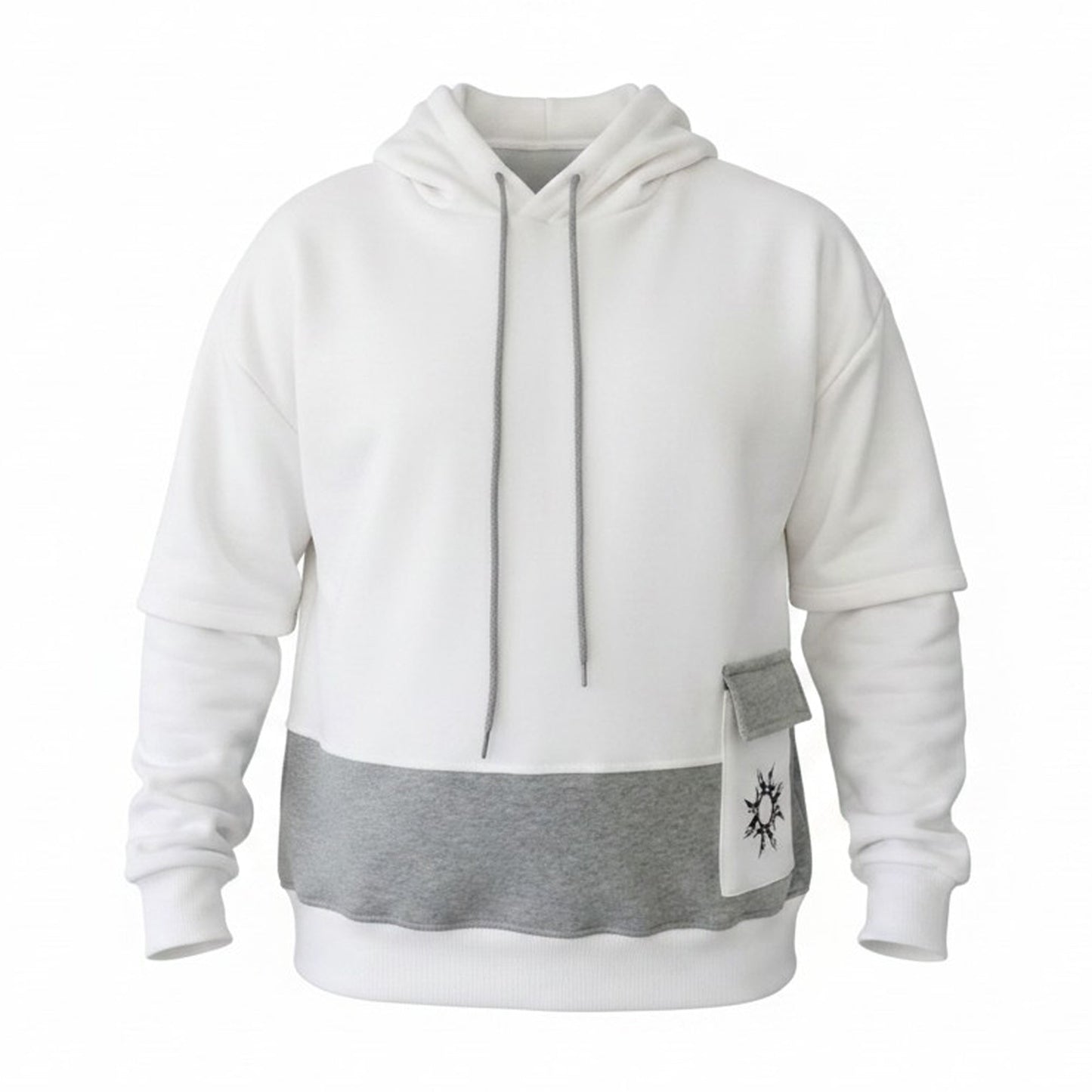 Women's Samurai Warrior Back-Print Oversized Hoodie