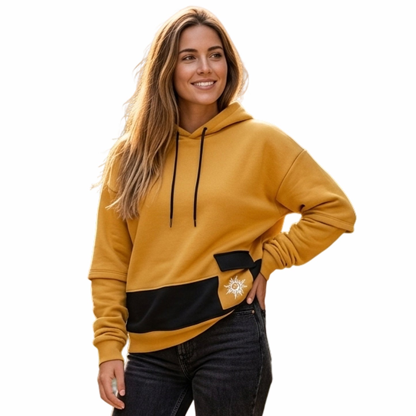 Women's Medusa Back-Print Oversized Hoodie