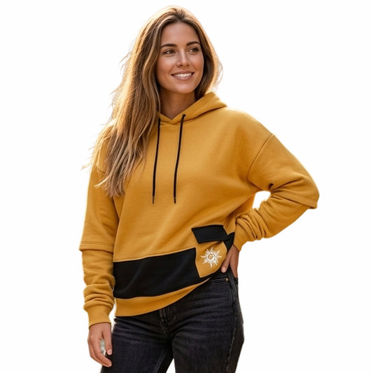 Women's Medusa Back-Print Oversized Hoodie