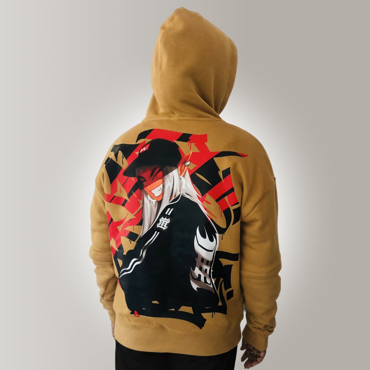 Women's Colorblock Golden Premium Oversized Hoodie