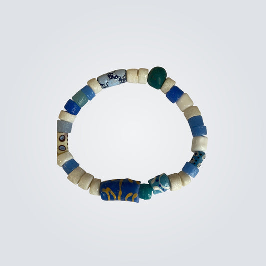 Azure Multicolor Handmade Beaded Bracelet