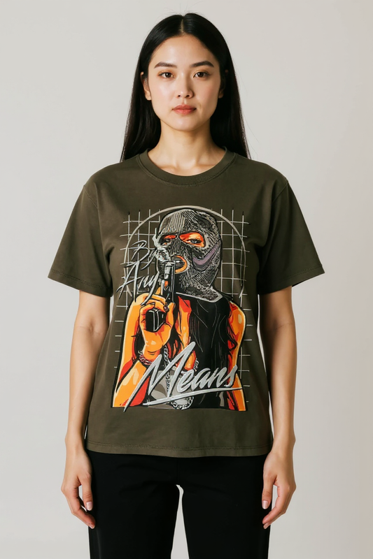 By Any Means Streetwear Tee